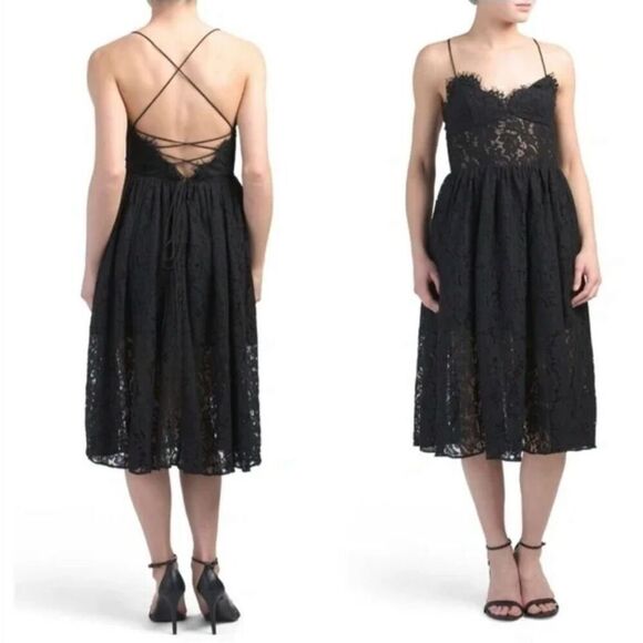 Fame and Partners Lace Corset Dress - Picture 1 of 10